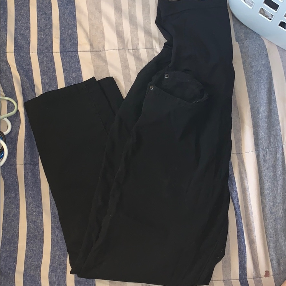 Black maternity jeans